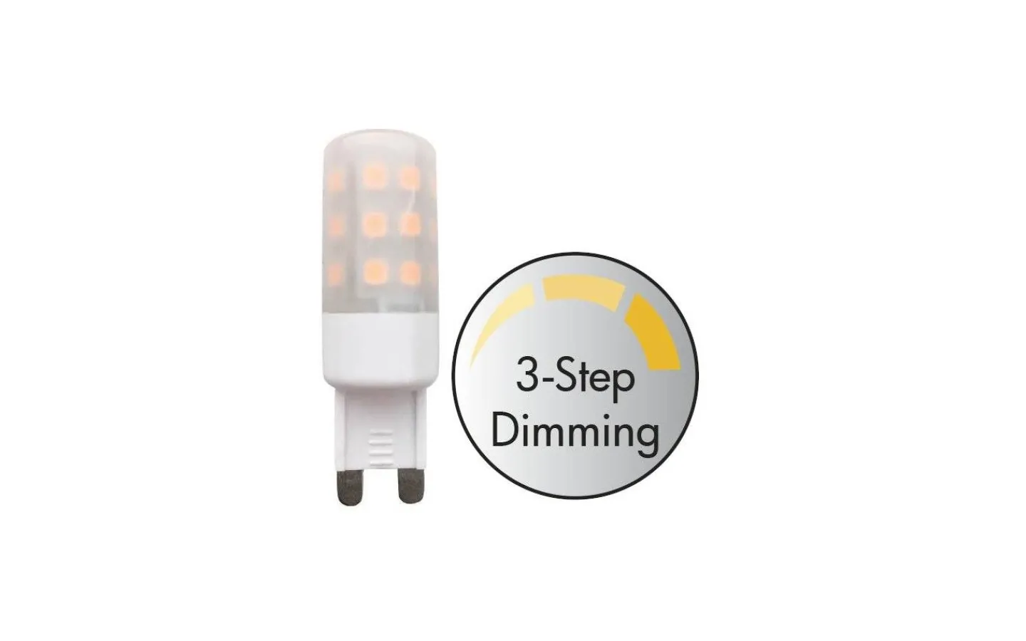 G9<Halo Design LED G9 3-Steg DIM 3000K 500lm 5W(50W)
