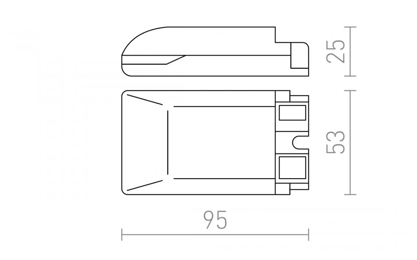 Led-Driver (Konstantström Ma)<Rendl LED-driver Konstantström 700mA 4,9-9,8W Dimbar