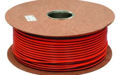 Svagströmskabel<Malmbergs LED-kabel, RKUB, 2x0,75 mm², Svart/orange, 60V