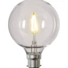 Star Trading LED-Lampa Glob 95mm, Okrossbar B22 2700K 80lm 0,6W(7W)* B22