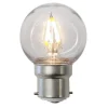 B22<Star Trading LED-Lampa Klot, Okrossbar B22 2700K 120lm 1,4W(12W)