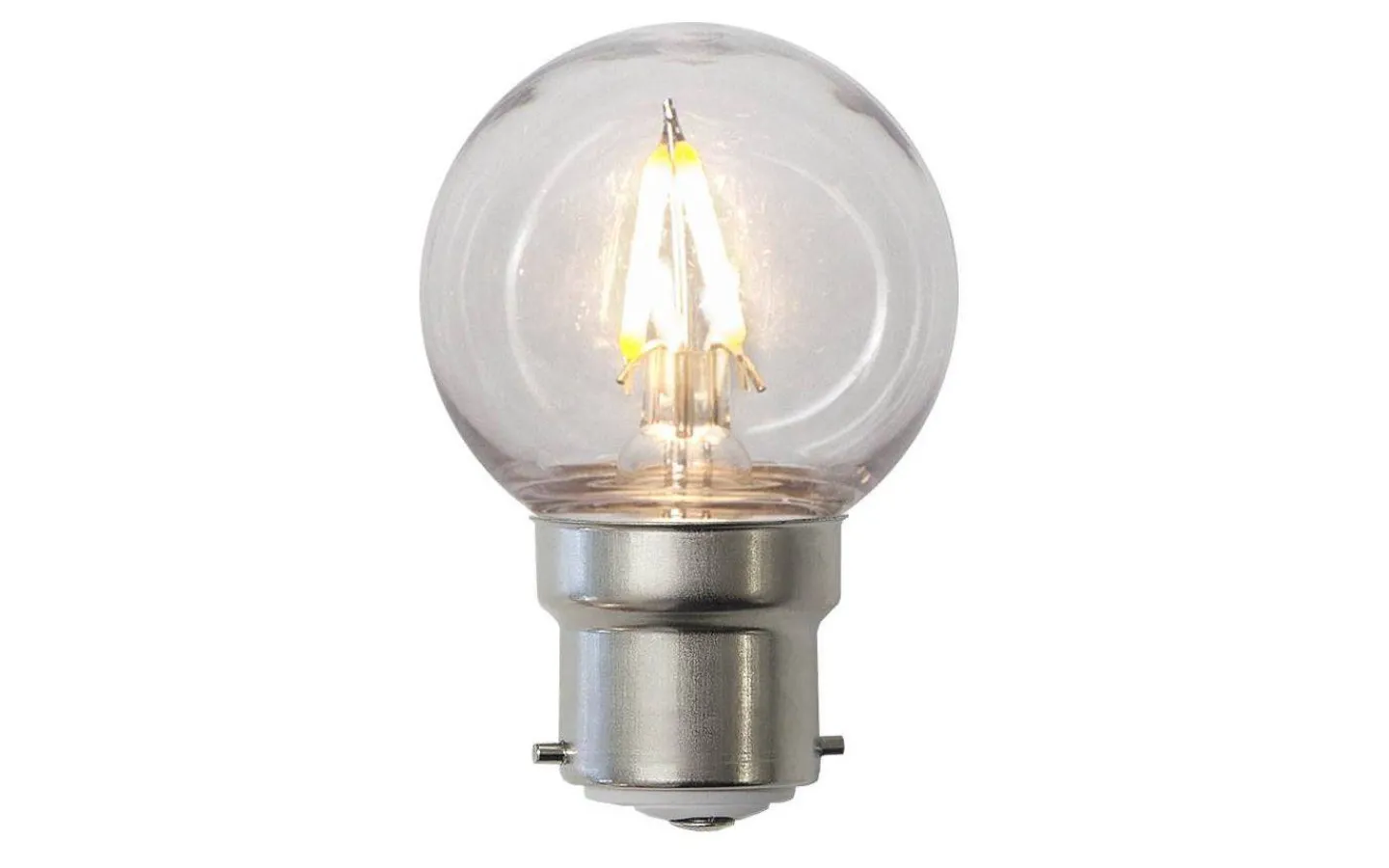 B22<Star Trading LED-Lampa Klot, Okrossbar B22 2700K 120lm 1,4W(12W)