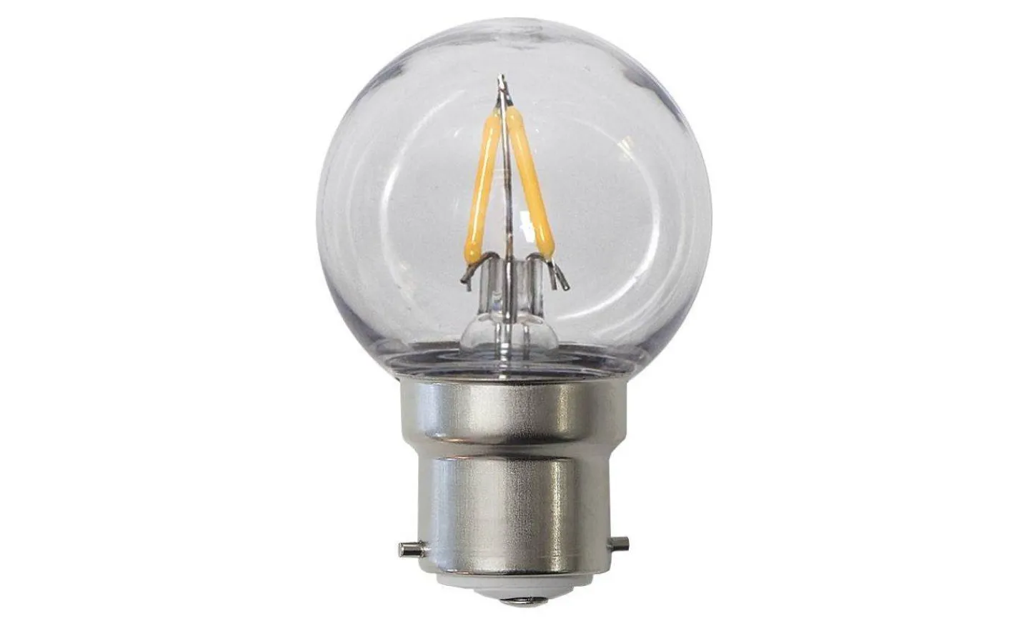 B22<Star Trading LED-Lampa Klot, Okrossbar B22 2700K 120lm 1,4W(12W)