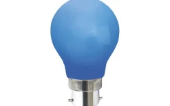 Star Trading LED-Lampa Normal, Okrossbar B22 Blå 6lm 0,9W* B22