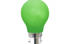 Star Trading LED-lampa Normal, Okrossbar B22 Grön 0,9W* B22