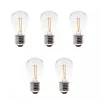 Lightson LED-Lågvoltslampa Cosy 12V Klot E27 2200K 30lm 0,3W(5W) 5-pack* 12-24V E14+E27|Lightson Garden Plug & Play
