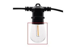 Lightson LED-Lågvoltslampa Cosy 12V Klot E27 2200K 30lm 0,3W(5W) 5-pack* 12-24V E14+E27|Lightson Garden Plug & Play