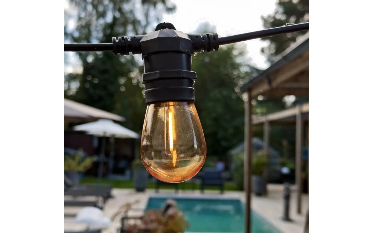 Lightson LED-Lågvoltslampa Cosy Vintage 12V Klot E27 2200K 30lm 0,3W(5W) 5-pack* 12-24V E14+E27|Lightson Garden Plug & Play