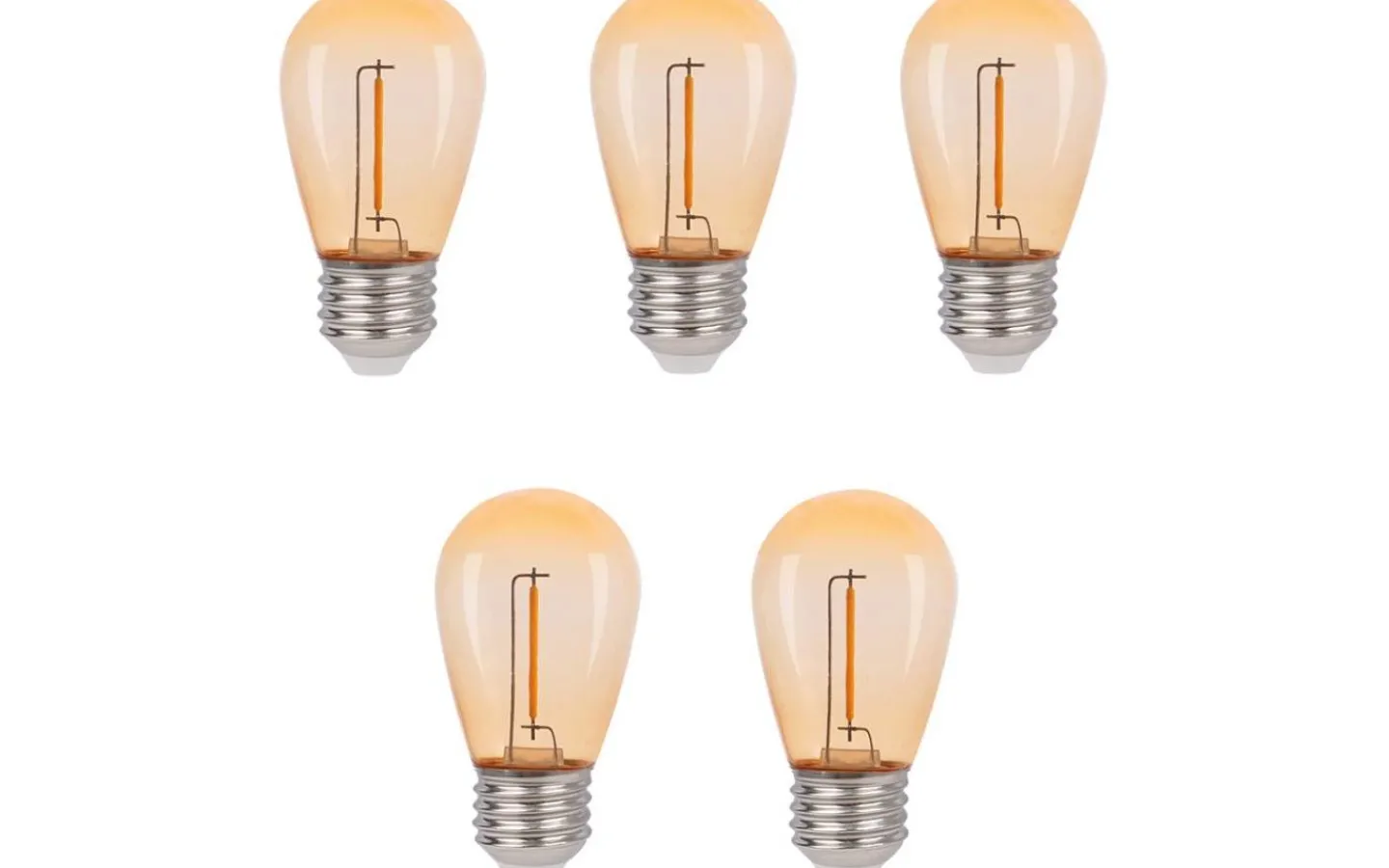 Lightson LED-Lågvoltslampa Cosy Vintage 12V Klot E27 2200K 30lm 0,3W(5W) 5-pack* 12-24V E14+E27|Lightson Garden Plug & Play