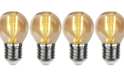 LED-Lågvoltslampa 24V Klot E27 2500K 28lm 0,23W(3W) 4-Pack