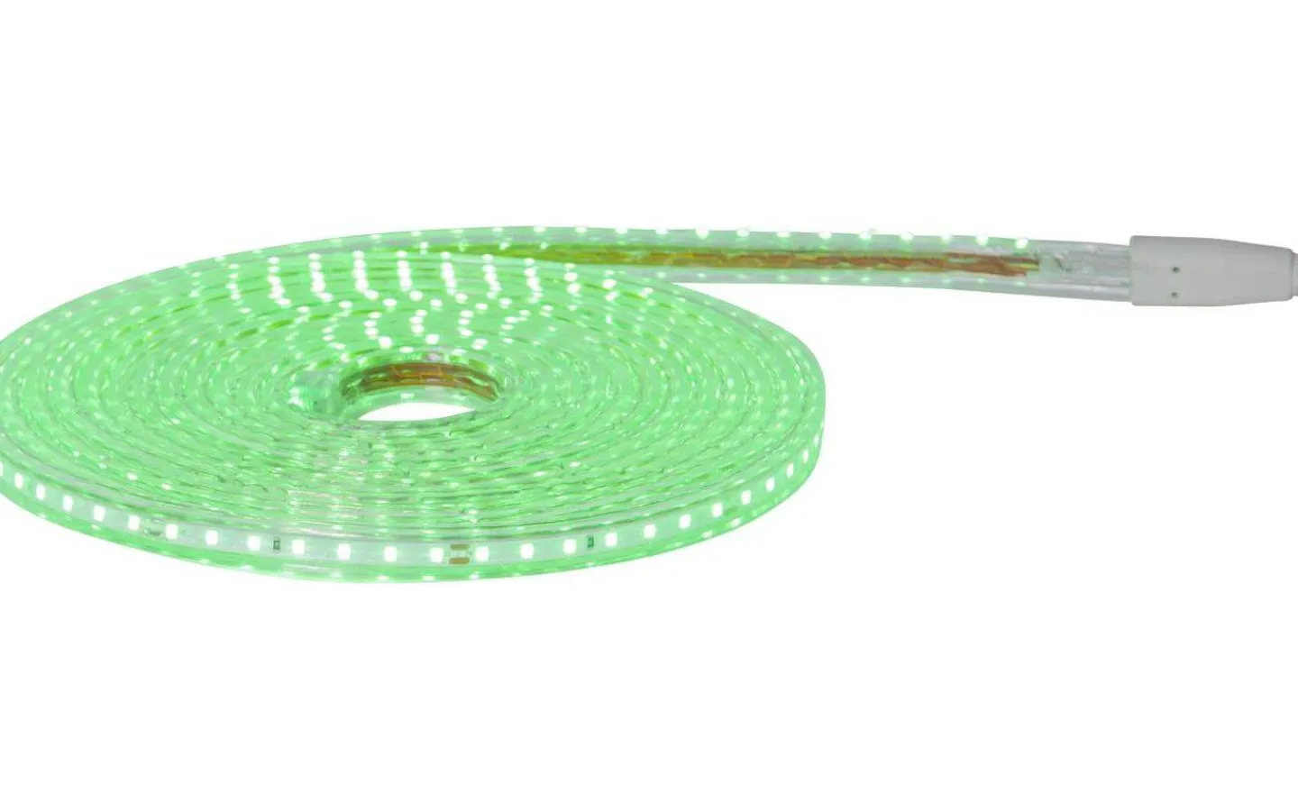 230V Led Slinga|230V Led Slinga<Star Trading LEDstrip Grön 8,3W 5m