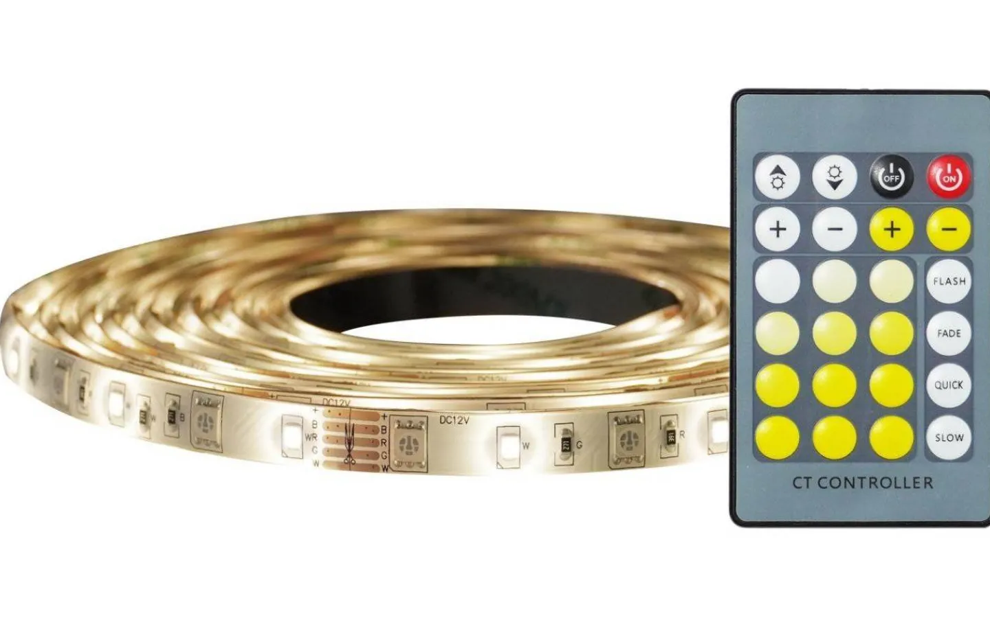 Nordlux LEDstrip 3m CCT 2700-6000K 230lm/m 2,8W/m Komplett Kit IP44* 12V Led Slinga|12V Led Slinga