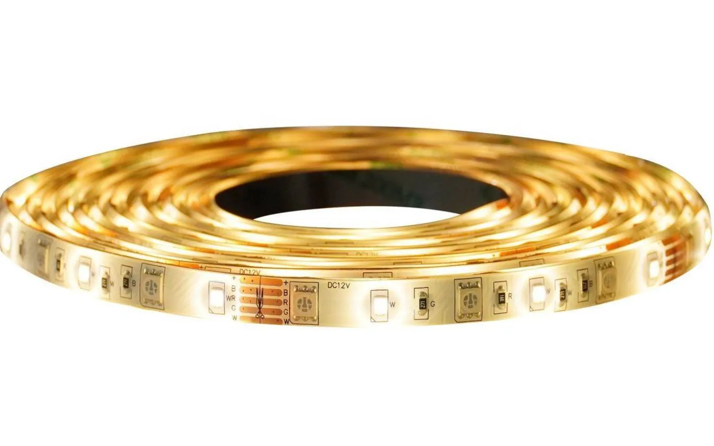 LEDstrip 5m 2700K 230lm/m 2,8W/m Komplett Kit IP20