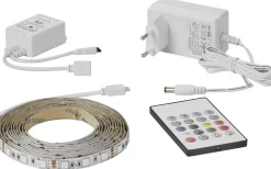 Nordlux LEDstrip 5m RGBW + Music 320lm/m Komplett Kit IP44* 12V Led Slinga|12V Led Slinga