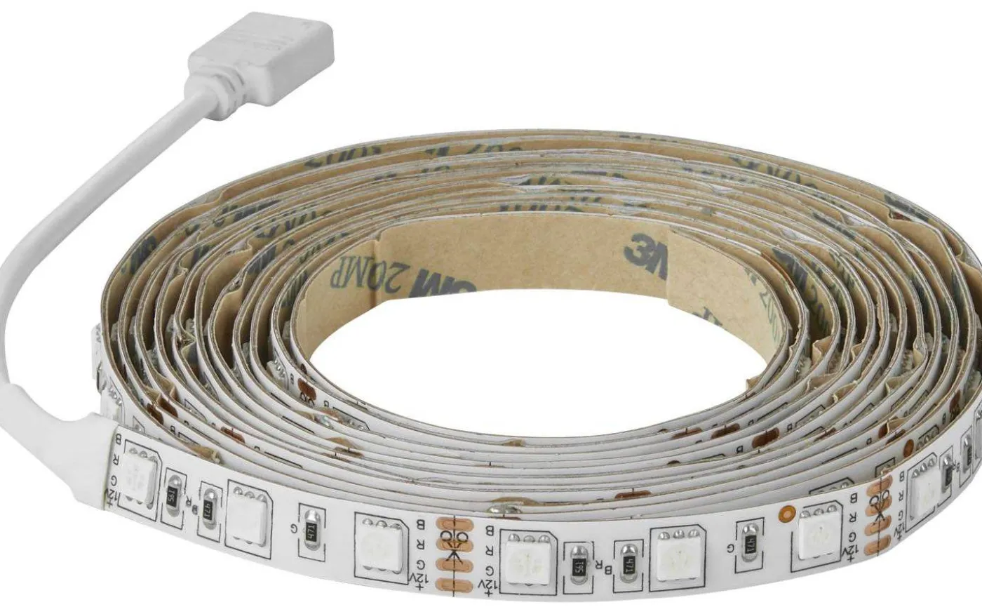 LEDstrip 3m RGBW + Music 320lm/m Komplett Kit IP44