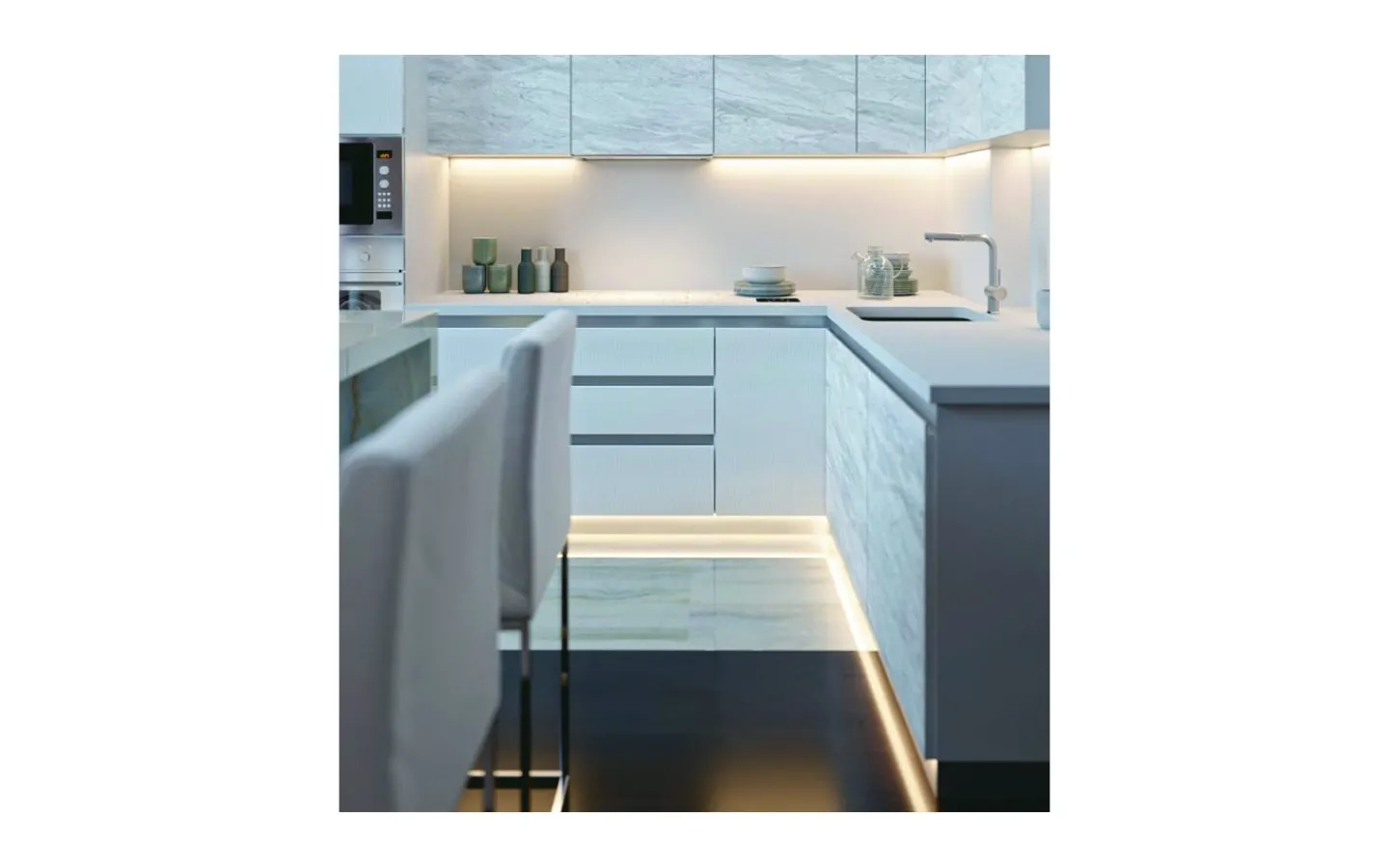 Malmbergs LED-strip 5m 12V DC 4000K IP65* Allmänbelysning