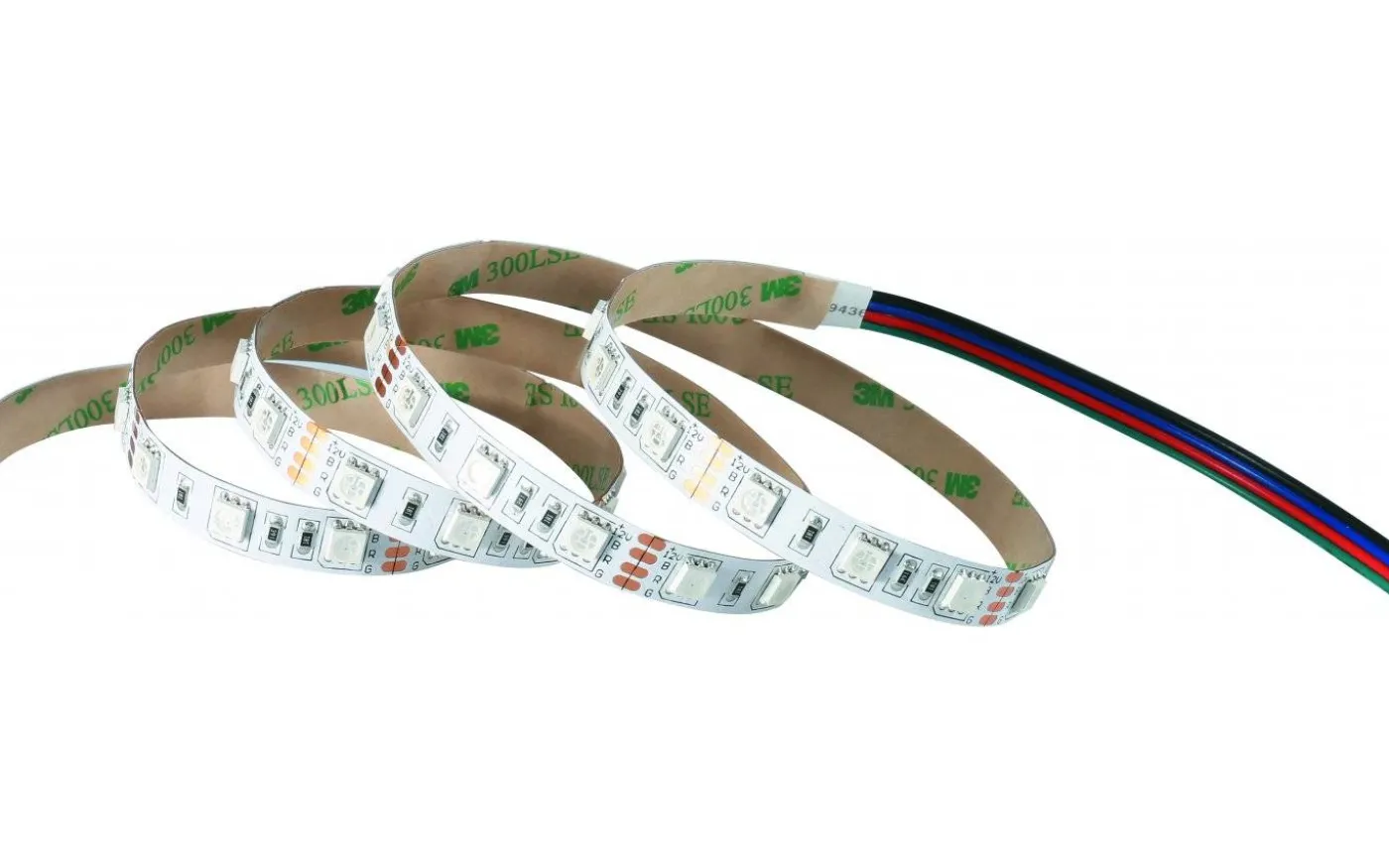 LED-strip 5m 12V DC RGB IP20