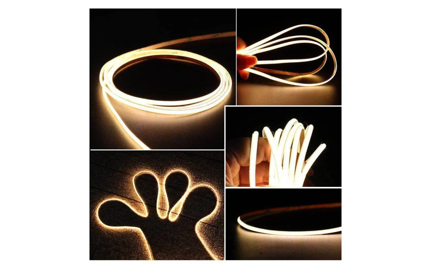 Hall & Trappa|12V Led Slinga<TeraLite LED LEDstrip 12V 5m COB 3000K 5W/m