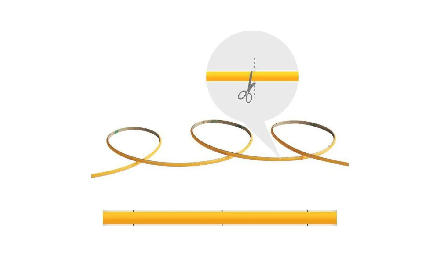 Hall & Trappa|12V Led Slinga<TeraLite LED LEDstrip 12V 5m COB 3000K 5W/m