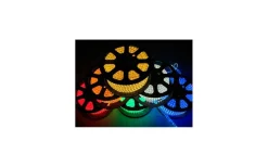 230V Led Slinga|Hall & Trappa<TeraLite LED LEDstrip 230V 10W/m RGB 60led/m 1m Cut Metervara