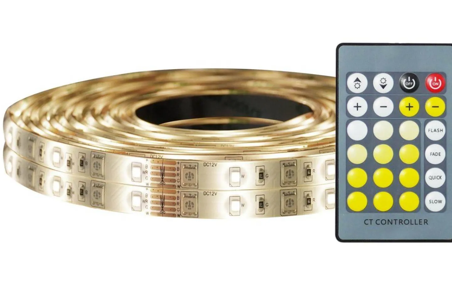 12V Led Slinga|12V Led Slinga<Nordlux LEDstrip 2x5m CCT 2700-6000K 230lm/m 2,8W/m Komplett Kit IP44