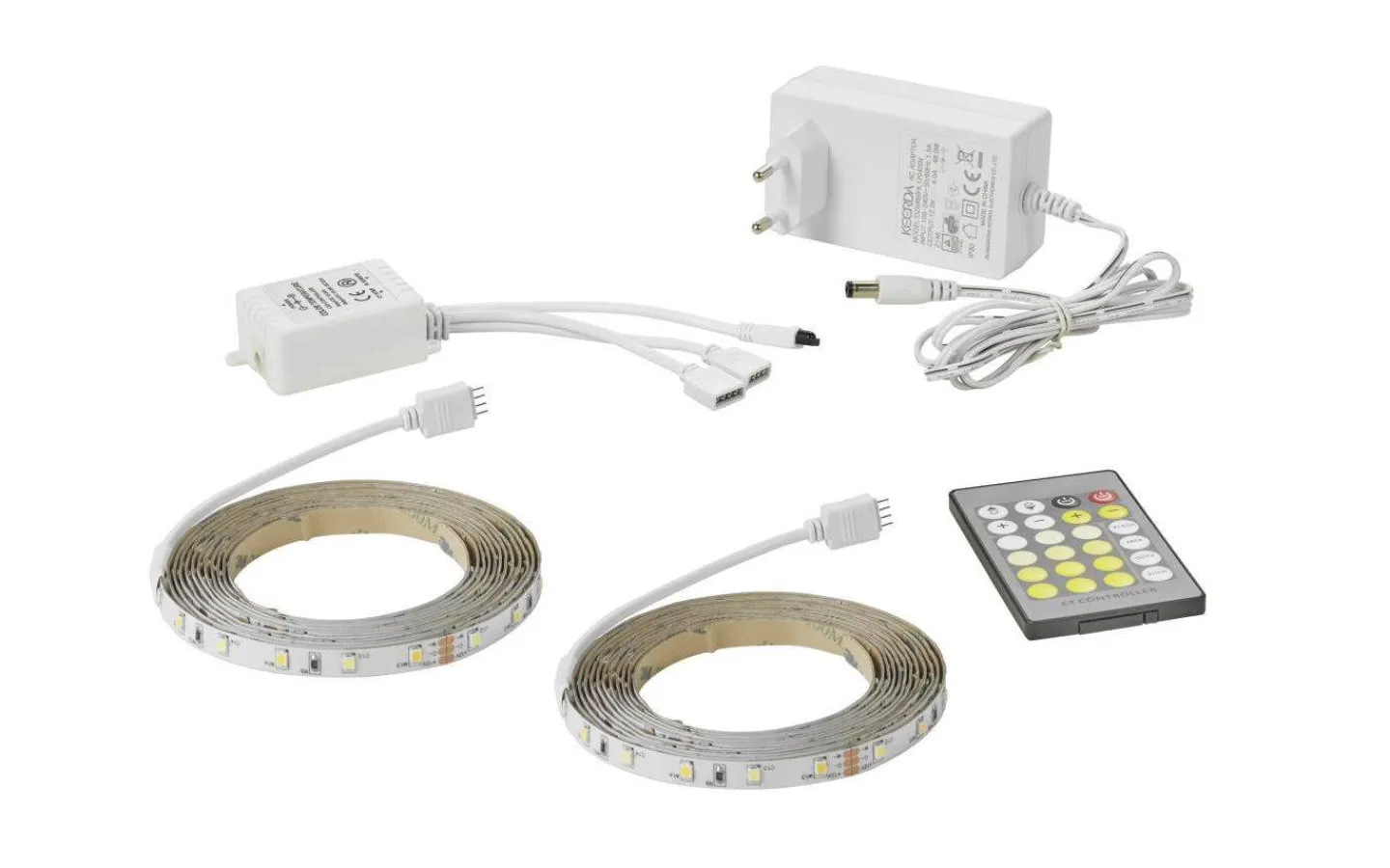 12V Led Slinga|12V Led Slinga<Nordlux LEDstrip 2x5m CCT 2700-6000K 230lm/m 2,8W/m Komplett Kit IP44