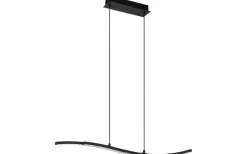 Avlånga Taklampor<Eglo Lejias Takplampa 78cm LED 3000K 21,5W Svart