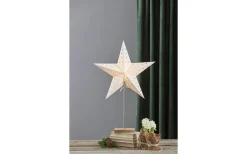 Leo Julstjärna På Fot, Vit 65cm