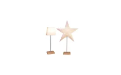 Visa Alla Julstjärnor|Julstjärnor På Fot<Star Trading Leo Kombination Skärm och Stjärna På Fot 65cm Ek