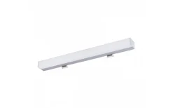 Badrumslampor Vägg<Rendl Levia Vägglampa Borstad Aluminium 60cm LED 12W IP44 3000K