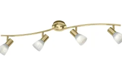 Trio Lighting Levisto Spotlight 4-st E14 matt mässing* Avlånga Takspotlights|Takspot Med Minst 4 Lampor