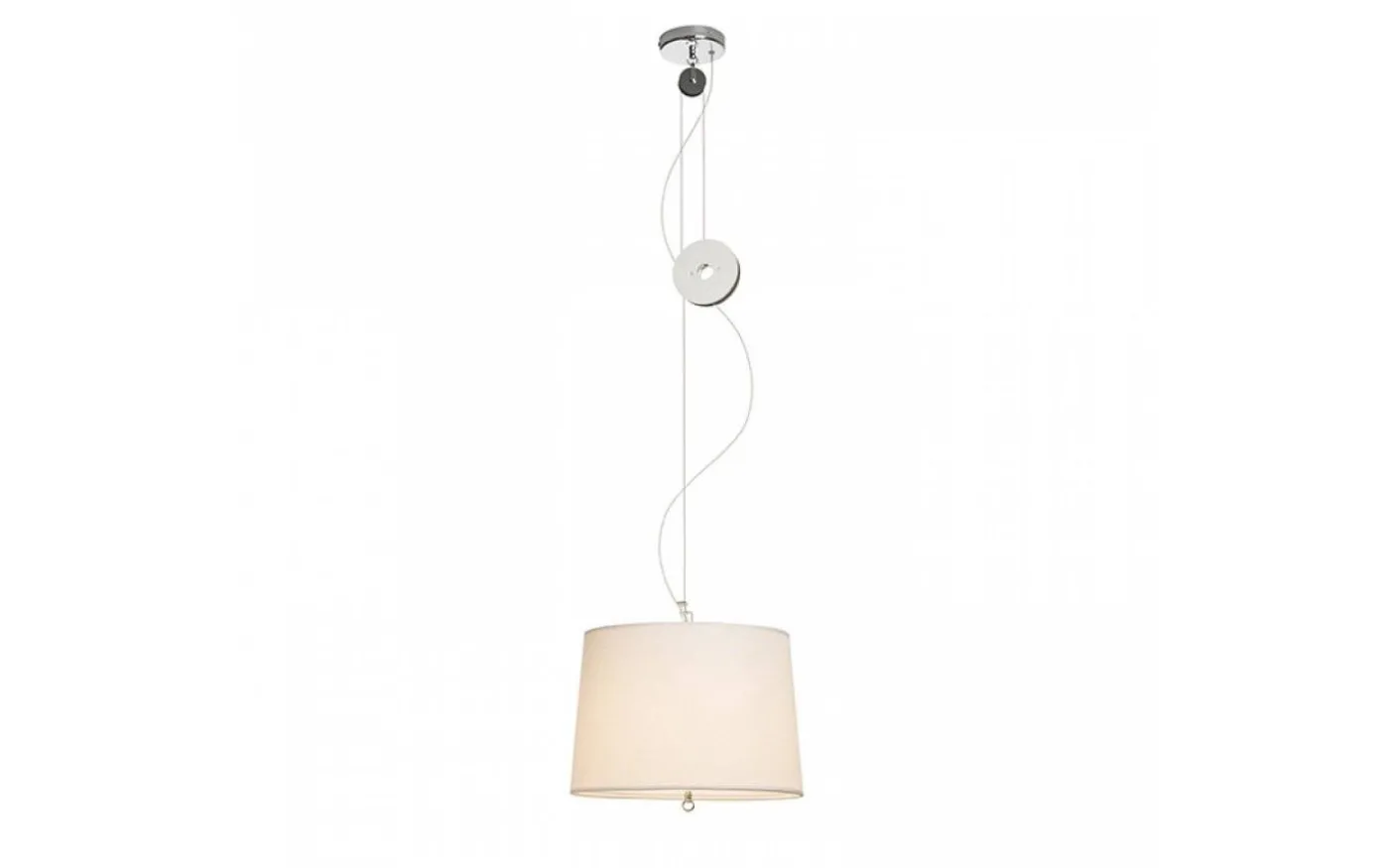 Levita Taklampa med Hiss Vit/Krom E27