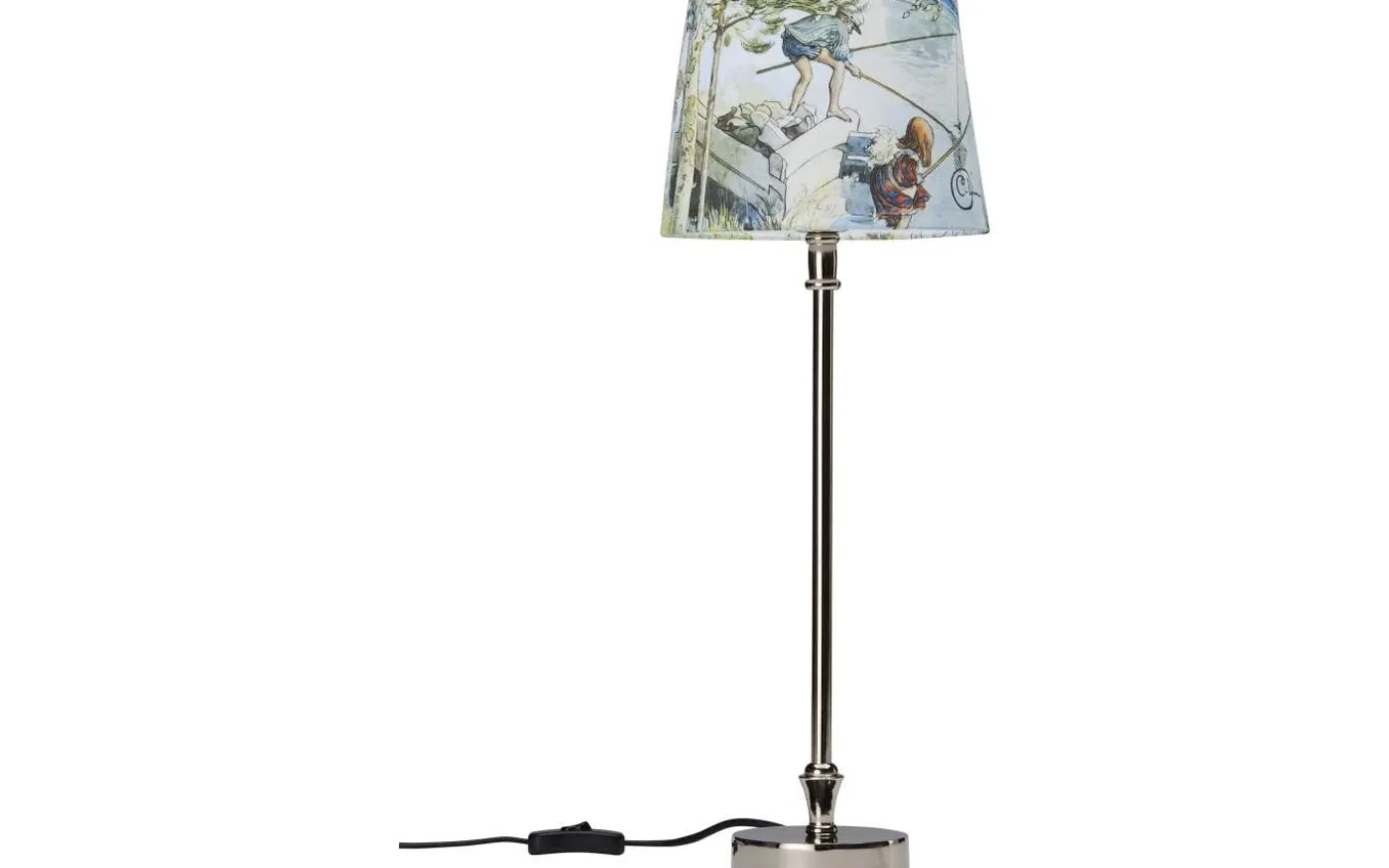 Liam Bordslampa 55cm Blå/Krom