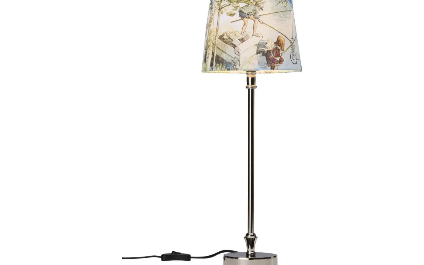 Liam Bordslampa 55cm Blå/Krom