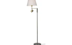 Vardagsrum|Golvlampor<Cottex Libra 2L Golvlampa 155cm Antik/Vit