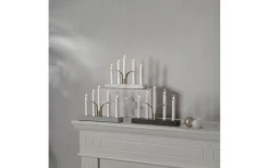 Visa Alla Adventsljusstakar|Adventsljusstakar 0-30 Cm<Star Trading Lilja Adventsljusstake 25cm Grå