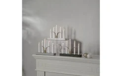 Lilja Adventsljusstake 25cm Vit