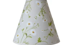 Toppringsskärmar<ArmaturHantverk Lilja Toppringskärm Ø21cm Prästkrage Beige