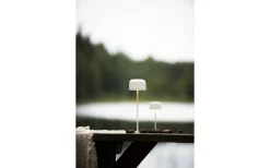 Uppladdningsbara Lampor Utomhus|Uppladdningsbara Lampor Utomhus<Konstsmide Lille Uppladdningsbar Bordslampa LED 36cm Vit IP54