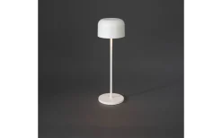 Uppladdningsbara Lampor Utomhus|Uppladdningsbara Lampor Utomhus<Konstsmide Lille Uppladdningsbar Bordslampa LED 36cm Vit IP54