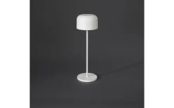Uppladdningsbara Lampor Utomhus|Uppladdningsbara Lampor Utomhus<Konstsmide Lille Uppladdningsbar Bordslampa LED 36cm Vit IP54