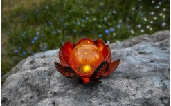 Lilly Solcellslampa 12cm Amber