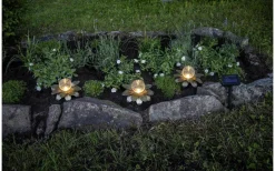 Lilly Solcellslampa 10cm Mässing