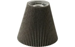 Hallbergs Linda Plisserad Lampskärm Ø42cm Grå* Plisserade Lampskärmar