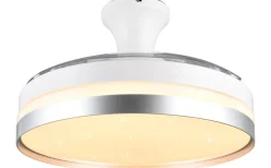 Reality Lindberg Takfläkt 100cm LED vit/titan stjärnljus* Takfläktar