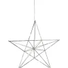 Line Metallstjärna LED 38cm Krom