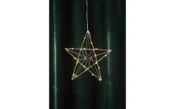 Line Metallstjärna LED 38cm Krom