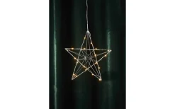 Line Metallstjärna LED 38cm Krom