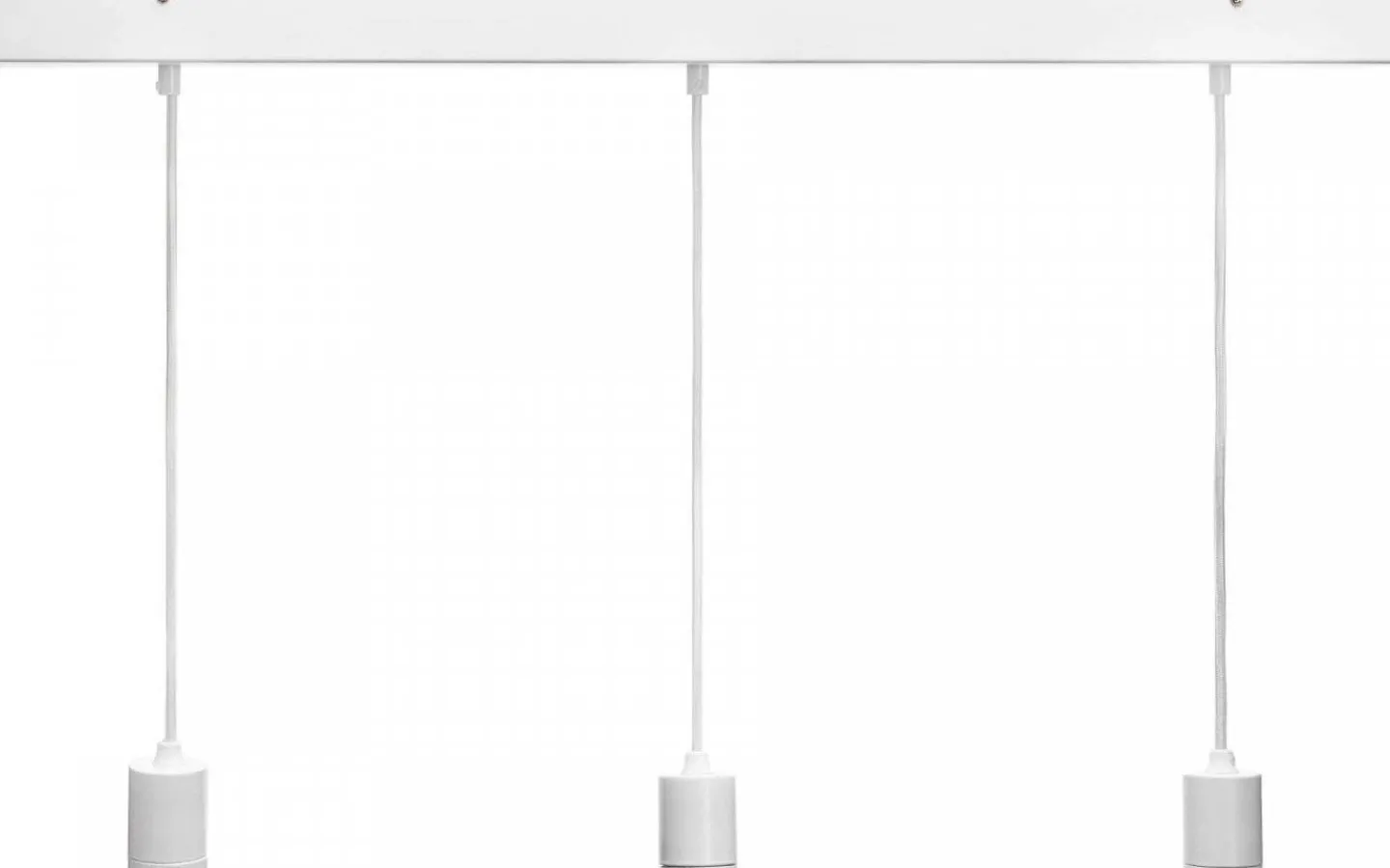 Kök & Matplats|Sladdställ Med Sockel<PR Home Line Taklampa 3L Vit
