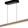 Linea Taklampa 100cm LED 22W 3000K Trä/Svart
